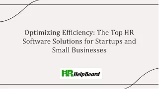 HR software for small business and startups