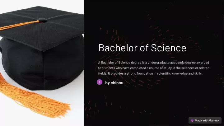 bachelor of science