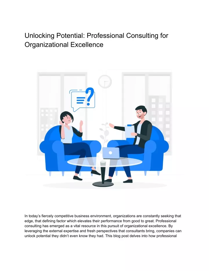 unlocking potential professional consulting