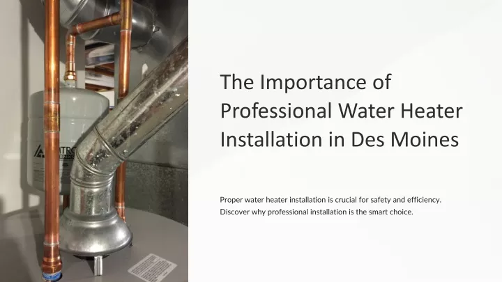 the importance of professional water heater