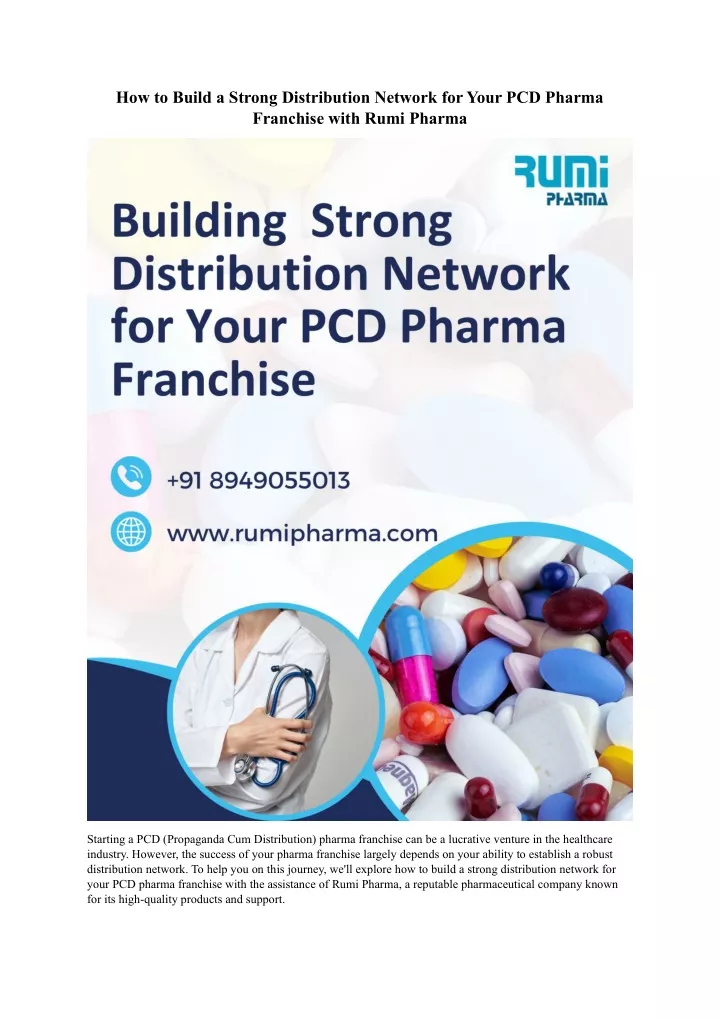 how to build a strong distribution network