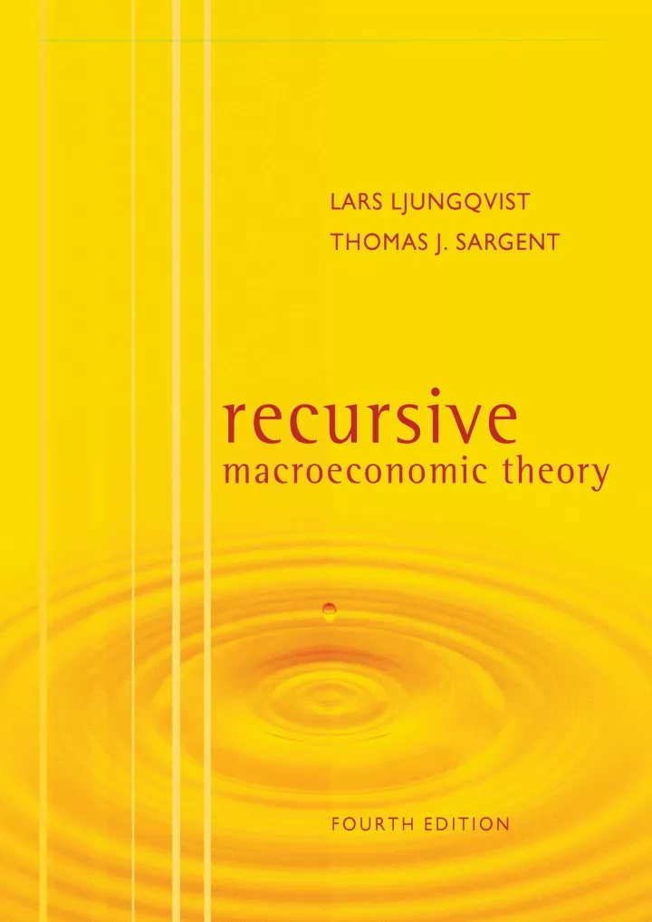 get pdf download recursive macroeconomic theory