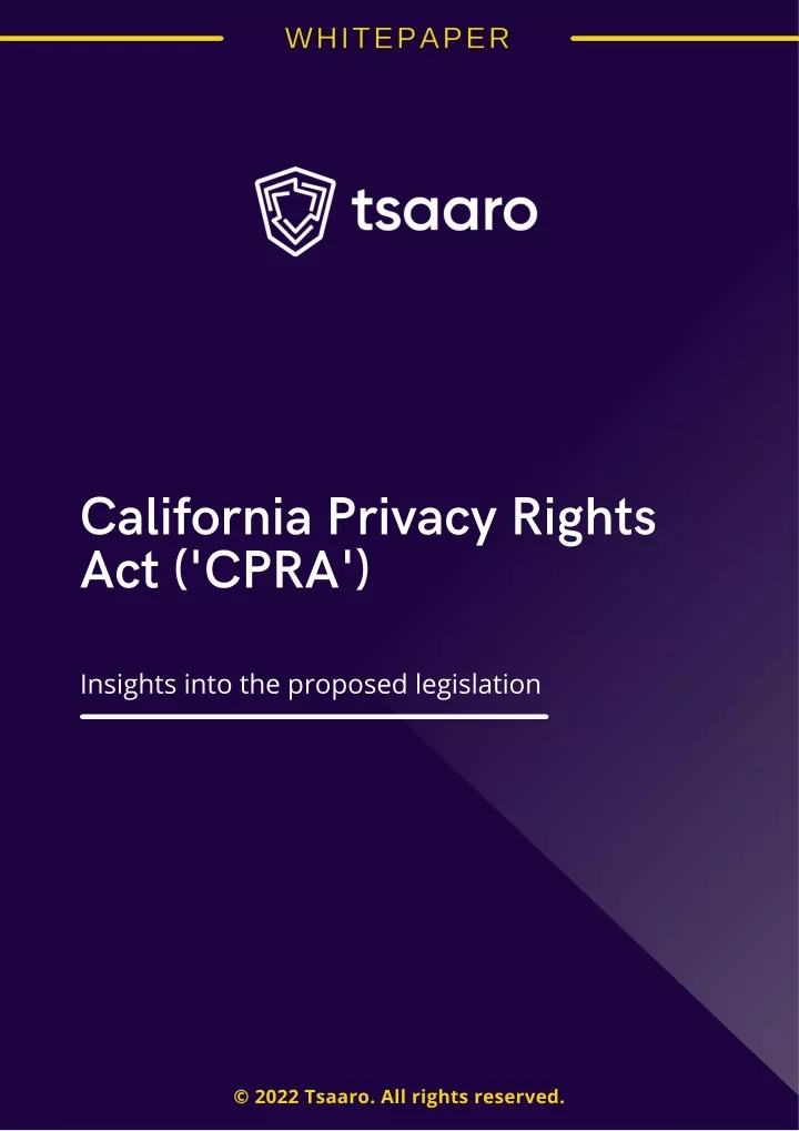 california privacy rights act cpra