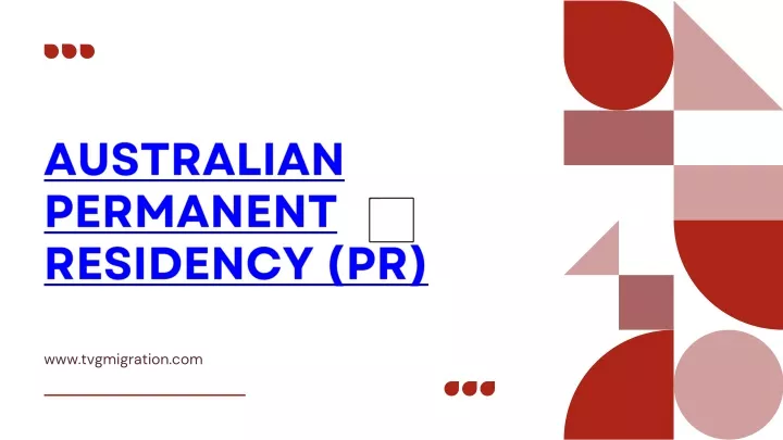 australian permanent residency pr