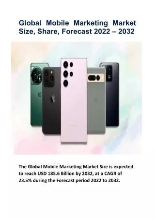 global mobile marketing market size share