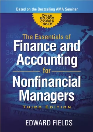 get [PDF] Download The Essentials of Finance and Accounting for Nonfinancial Man