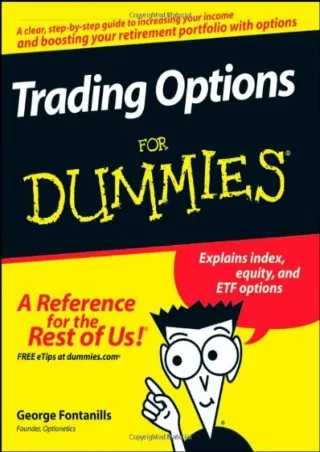 PDF/READ/DOWNLOAD  Trading Options For Dummies