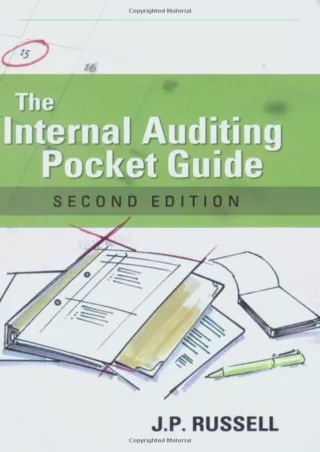 [PDF READ ONLINE]  The Internal Auditing Pocket Guide: Preparing, Performing, Re