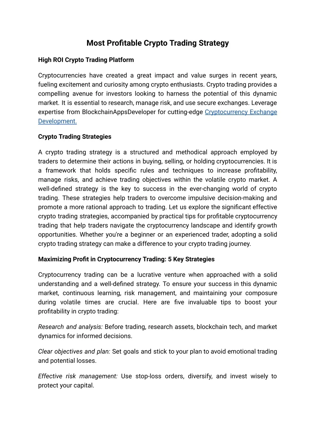 PPT - Most Profitable Crypto Trading Strategy PowerPoint Presentation ...