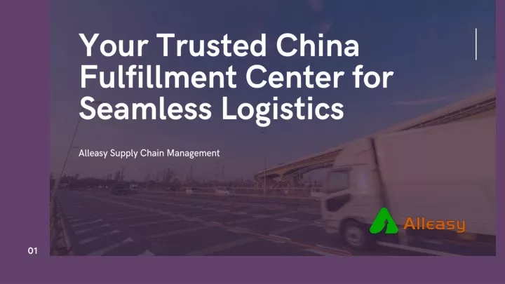 your trusted china fulfillment center