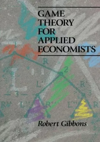 get [PDF] Download Game Theory for Applied Economists