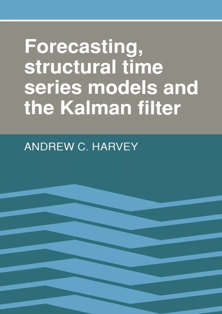 read pdf forecasting structural time series