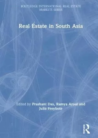 READ [PDF]  Real Estate in South Asia (Routledge International Real Estate Marke