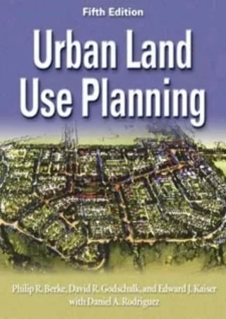 Download Book [PDF]  Urban Land Use Planning, Fifth Edition