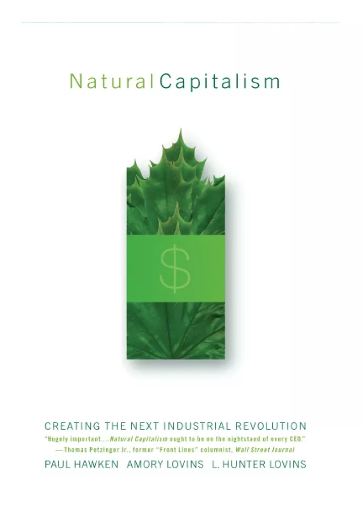 pdf read natural capitalism creating the next