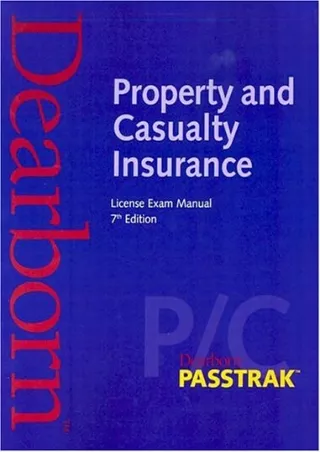 Download Book [PDF]  Property and Casualty Insurance License Exam Manual, 7th Ed
