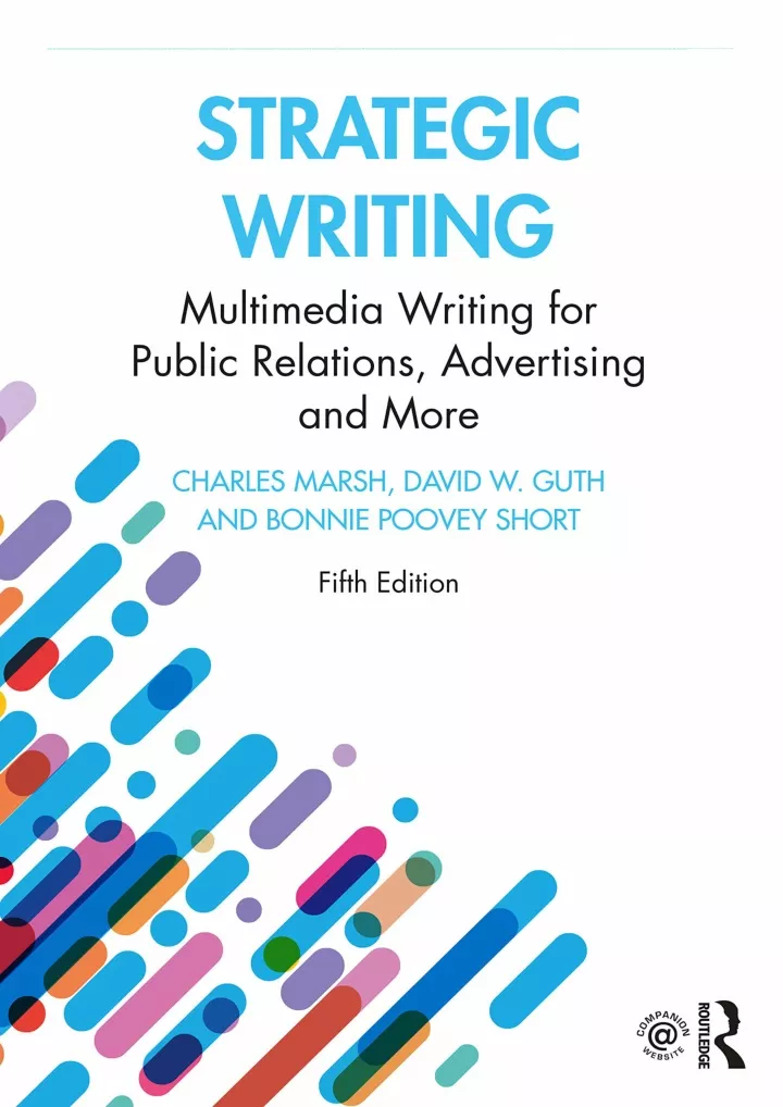 read ebook pdf strategic writing multimedia