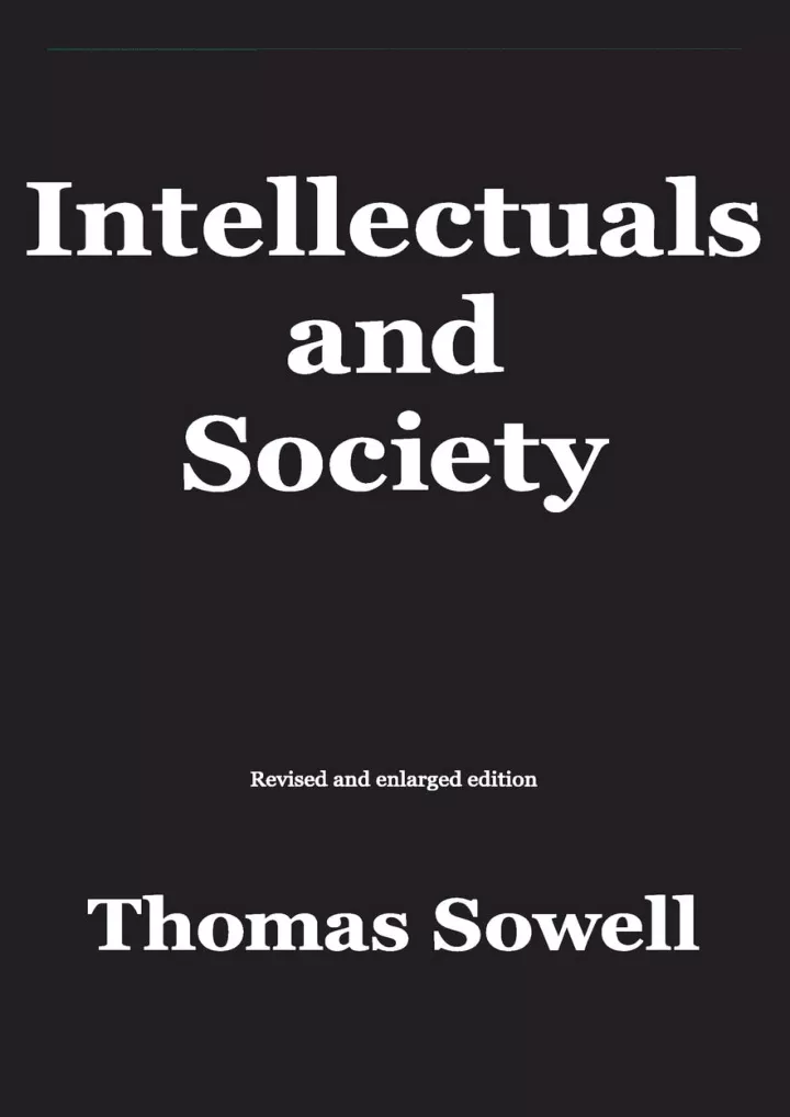pdf intellectuals and society revised