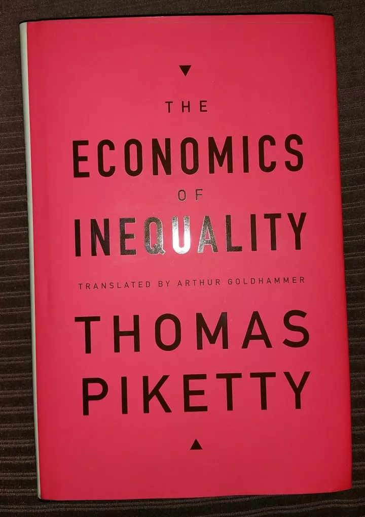 pdf read the economics of inequality download