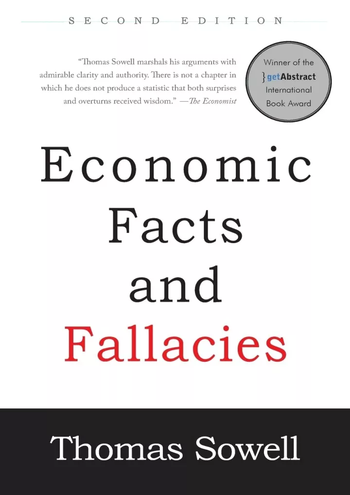 pdf read economic facts and fallacies 2nd edition