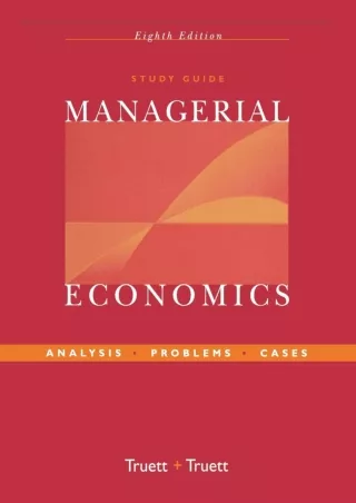 PDF/READ/DOWNLOAD  Study Guide to accompany Managerial Economics: Analysis, Prob