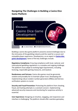 navigating the challenges in building a casino