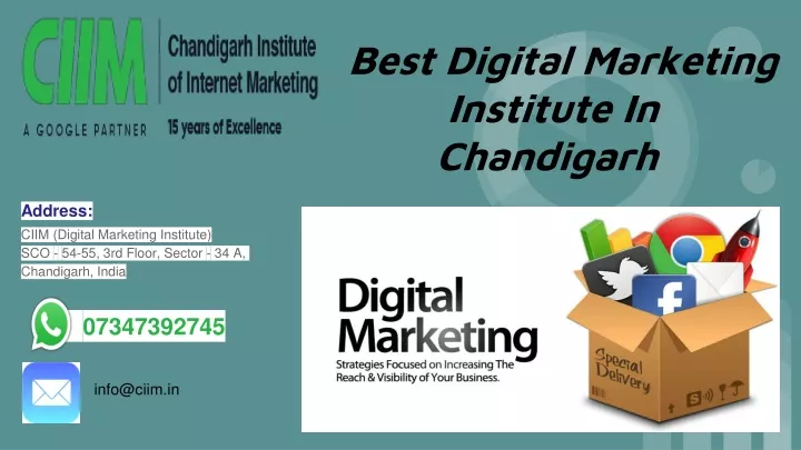 best digital marketing institute in chandigarh