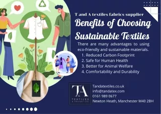 t and a textiles fabrics supplier