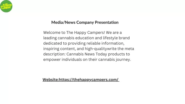 media news company presentation
