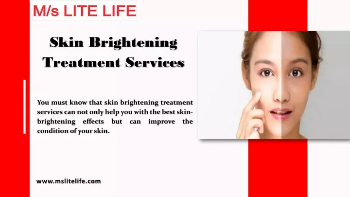 skin brightening treatment services