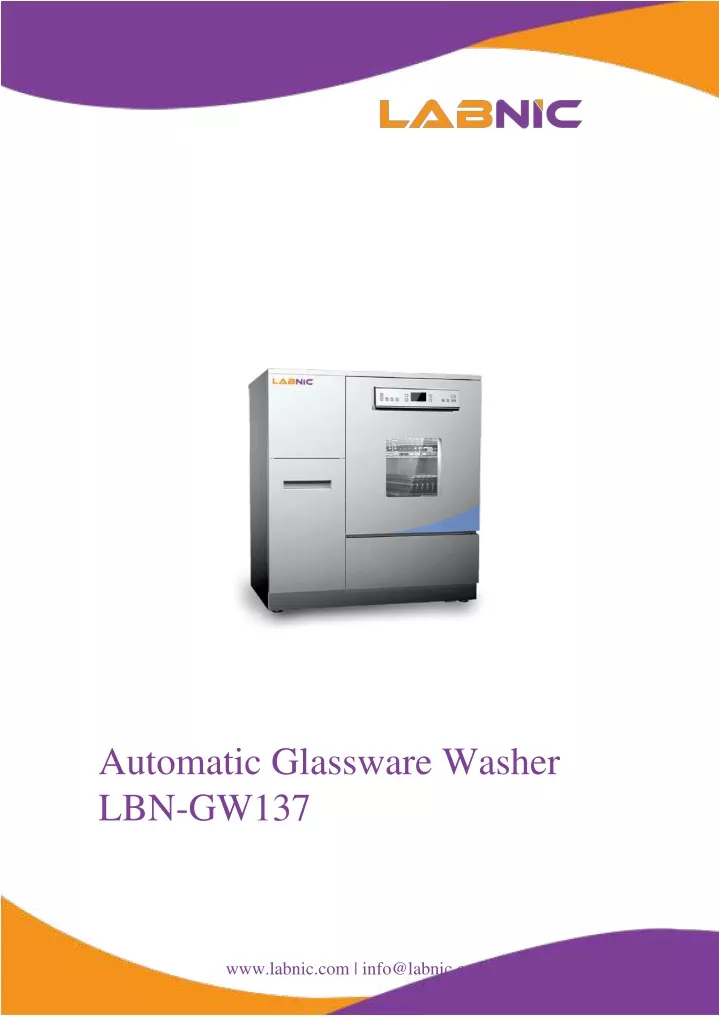 automatic glassware washer lbn gw137