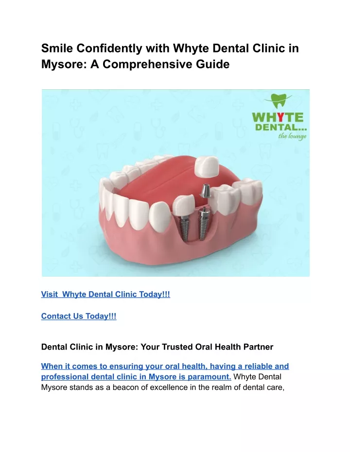smile confidently with whyte dental clinic