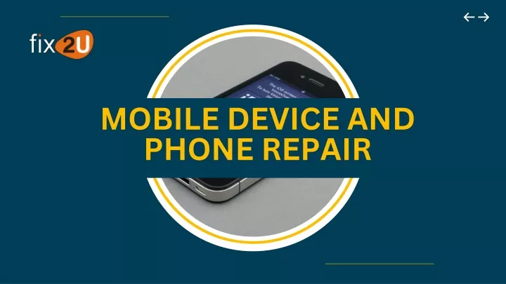 mobile device and phone repair