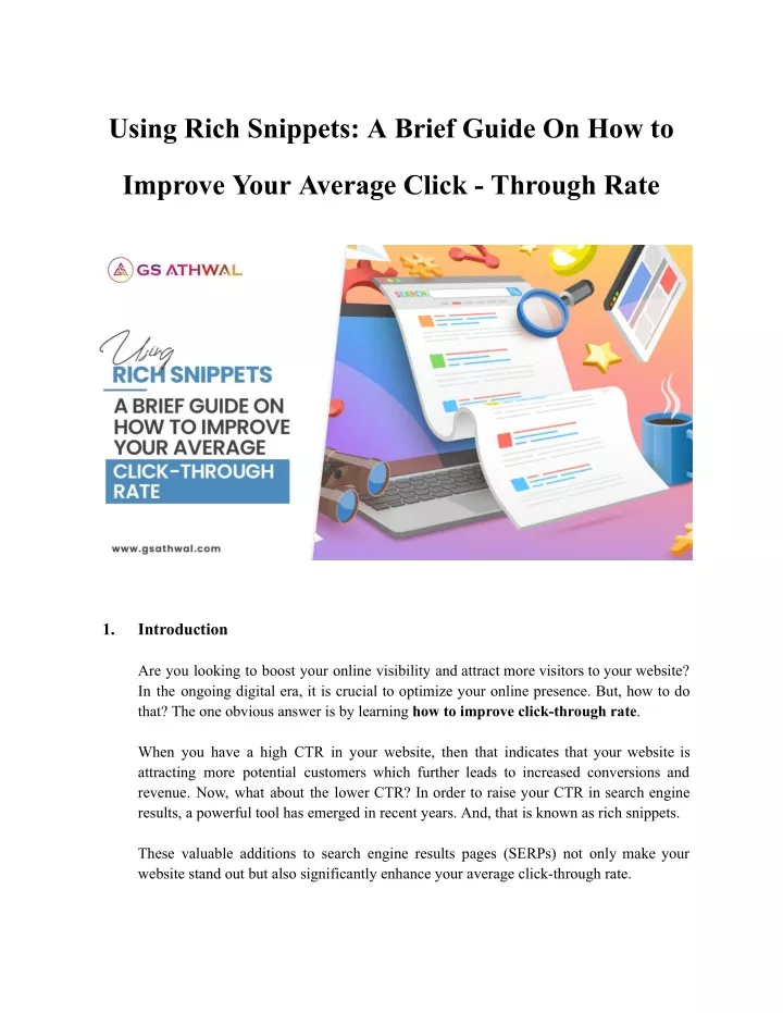 using rich snippets a brief guide on how to