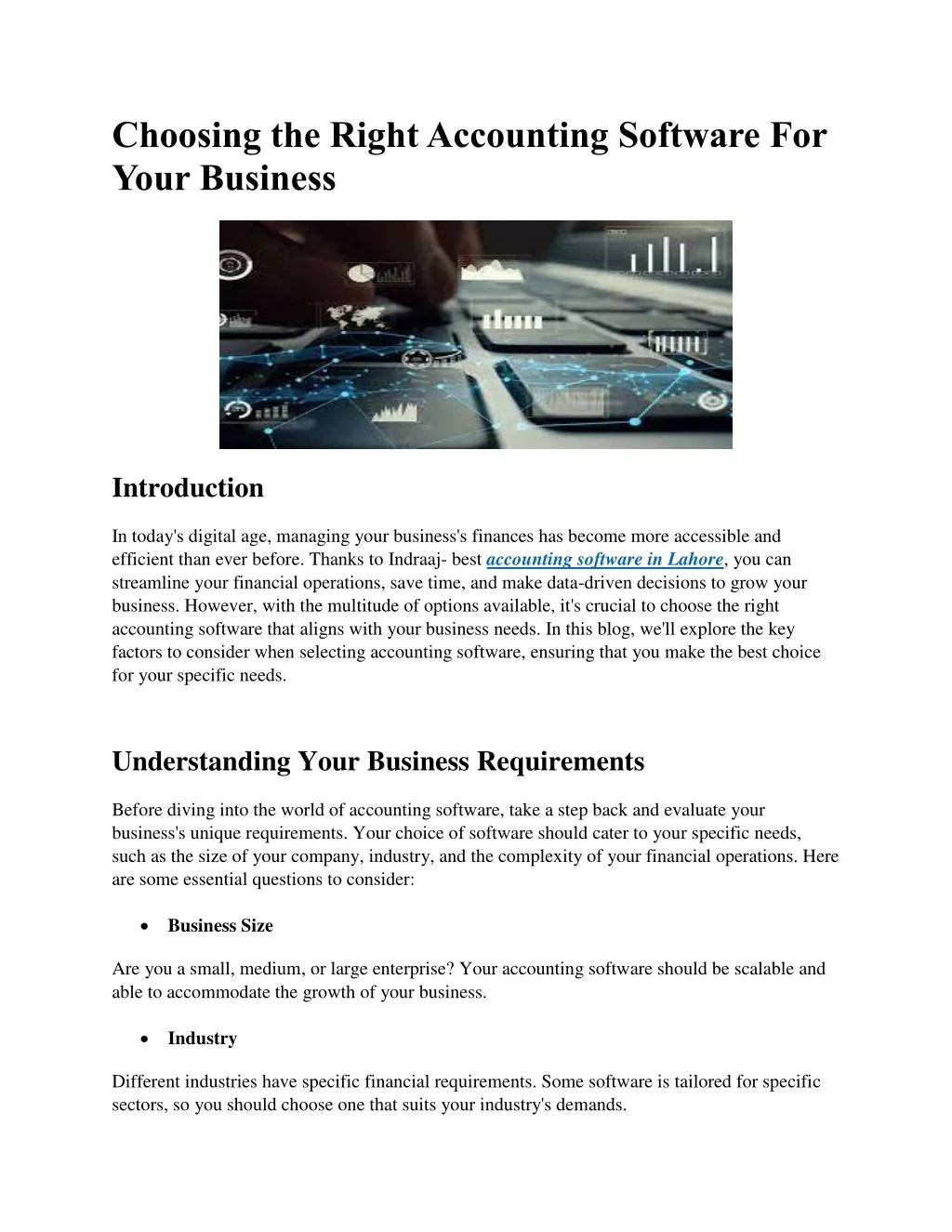 PPT - Choosing the Right Accounting Software For Your Business ...