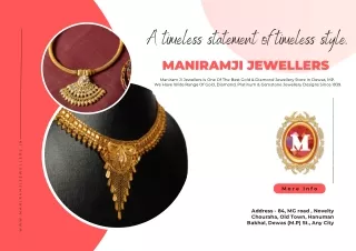 Maniramji Jewellers