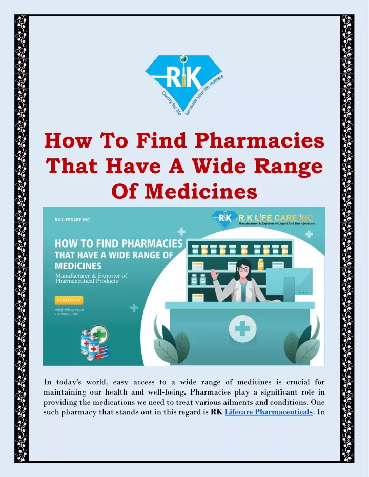 how to find pharmacies that have a wide range