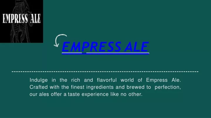 empress ale