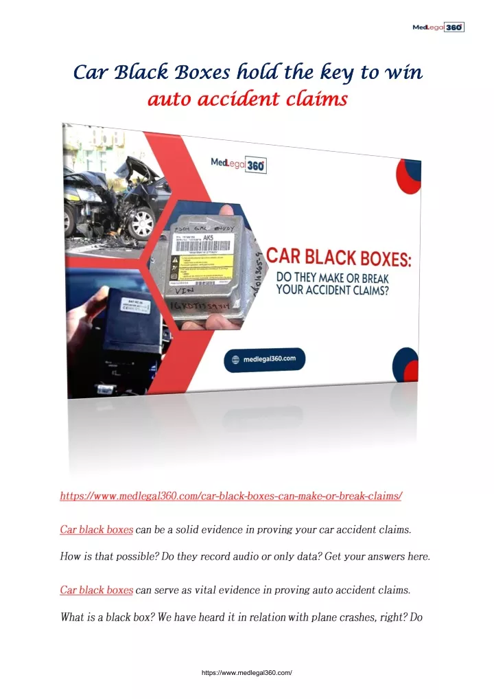 car black boxes hold the key to win car black