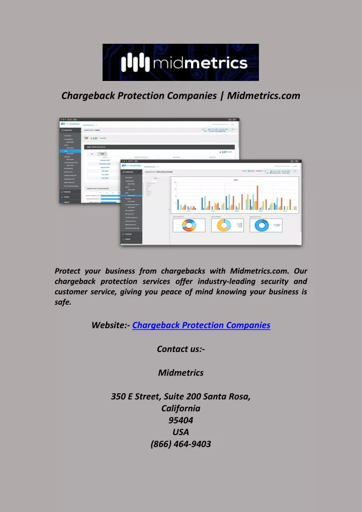 chargeback protection companies midmetrics com