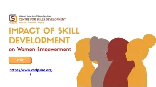 Impact of Skill Development on Women Empowerment