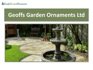 Enlightened Elegance- Incorporating a Stone fountain in Your Garden
