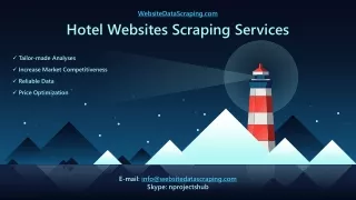 Hotel Websites Scraping Services