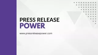 press release power www pressreleasepower com