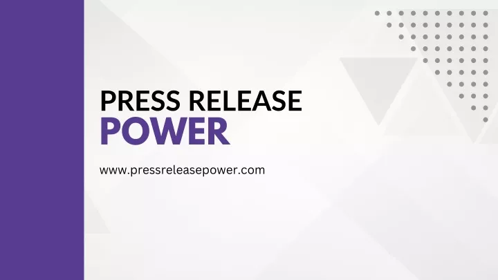 press release power www pressreleasepower com