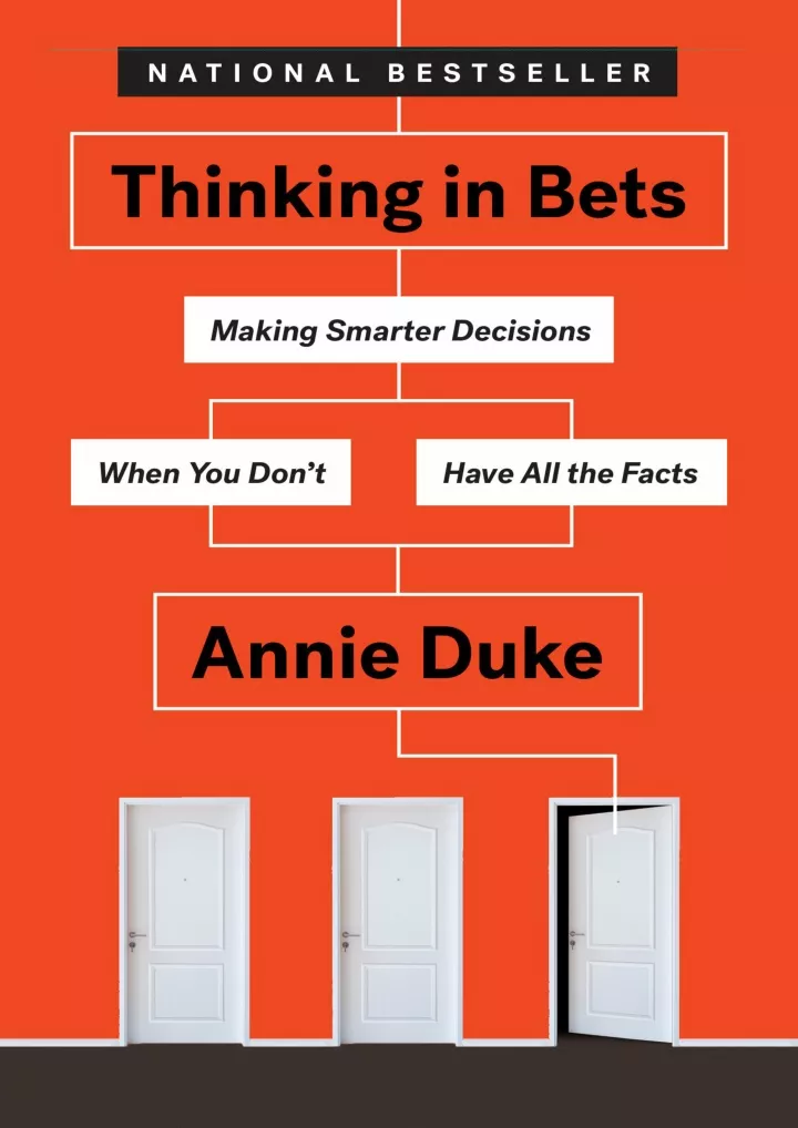 pdf download thinking in bets making smarter