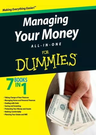 [PDF READ ONLINE]  Managing Your Money All-in-One For Dummies