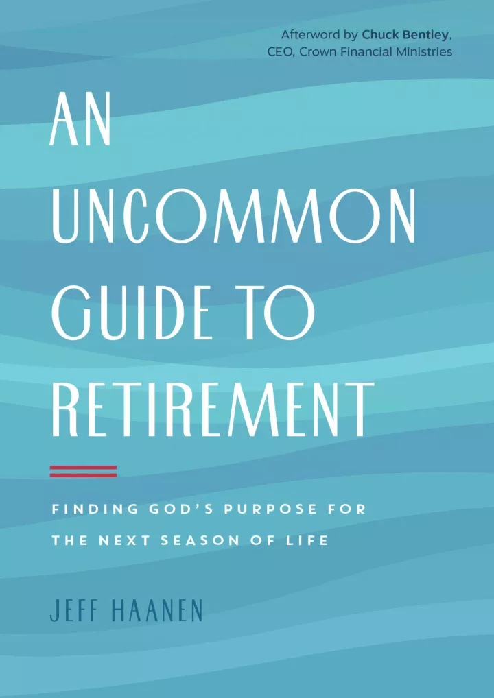 get pdf download an uncommon guide to retirement