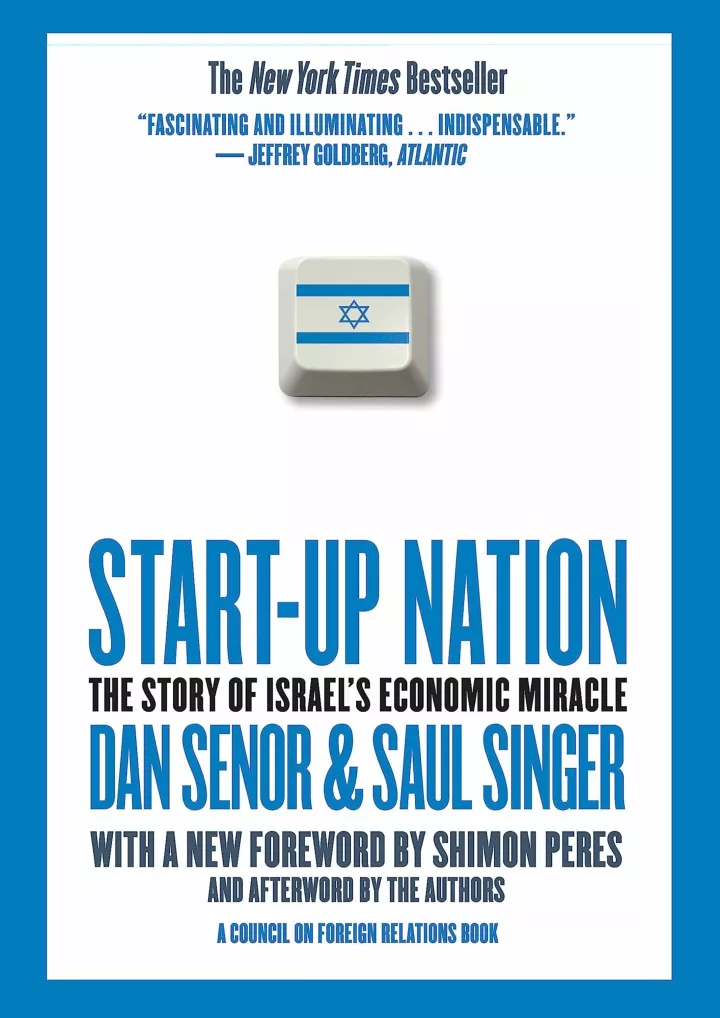 pdf read online start up nation the story