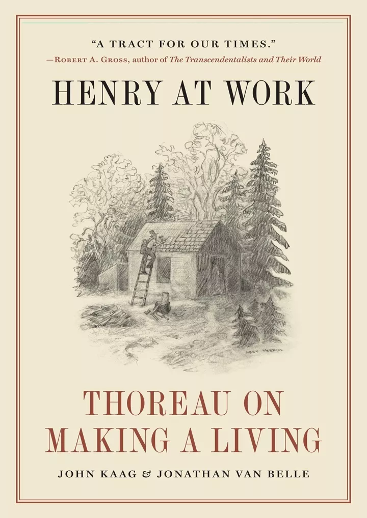 read pdf henry at work thoreau on making a living